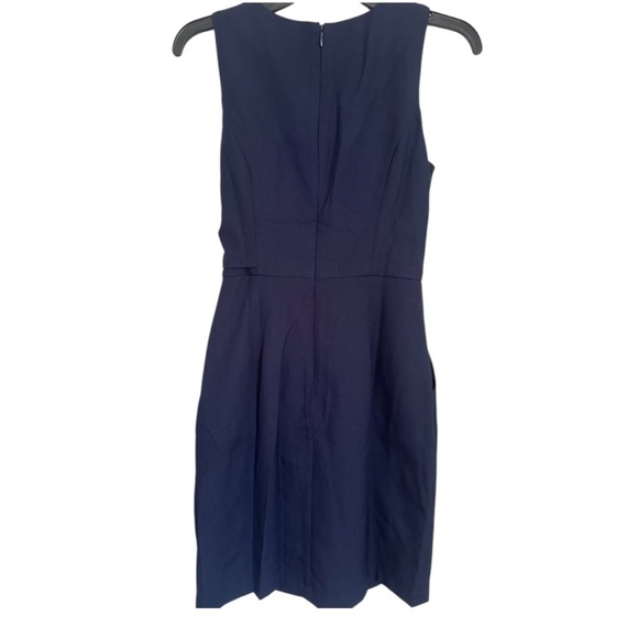 Lulu's Blue Sleeveless Sheath Midi Dress for Work - Picture 3 of 9